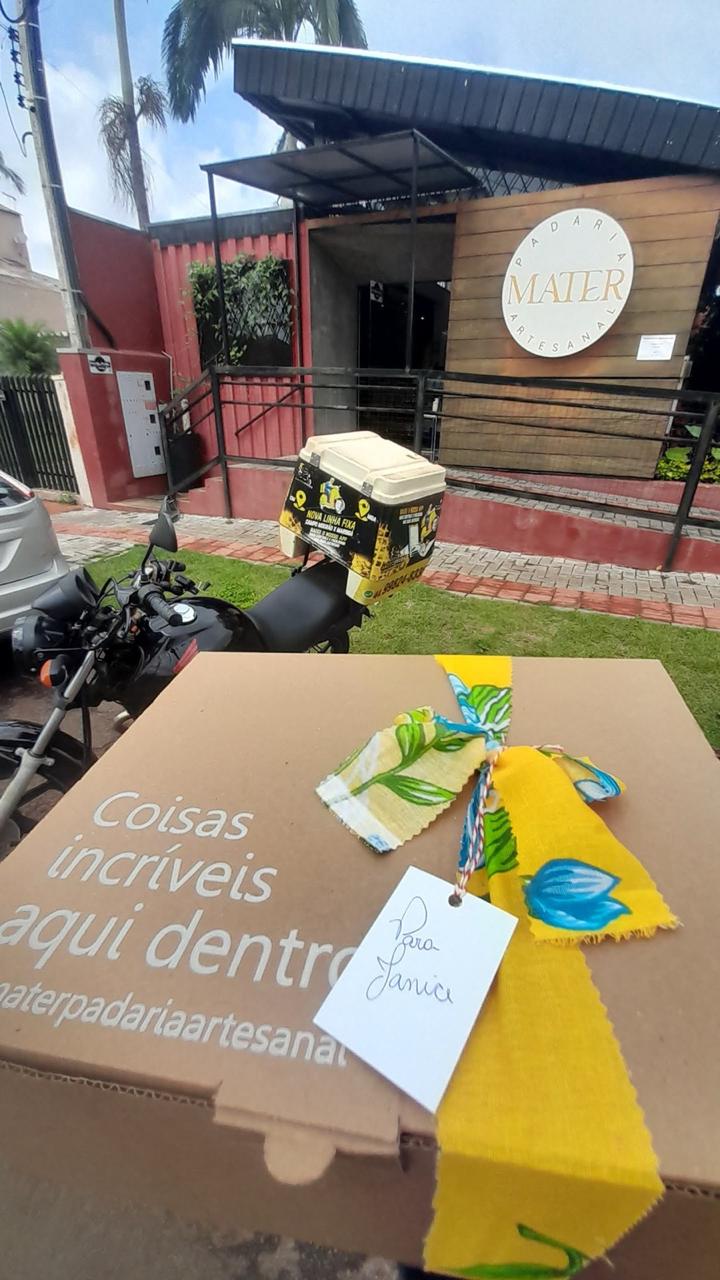 Entrega na Padaria Mater